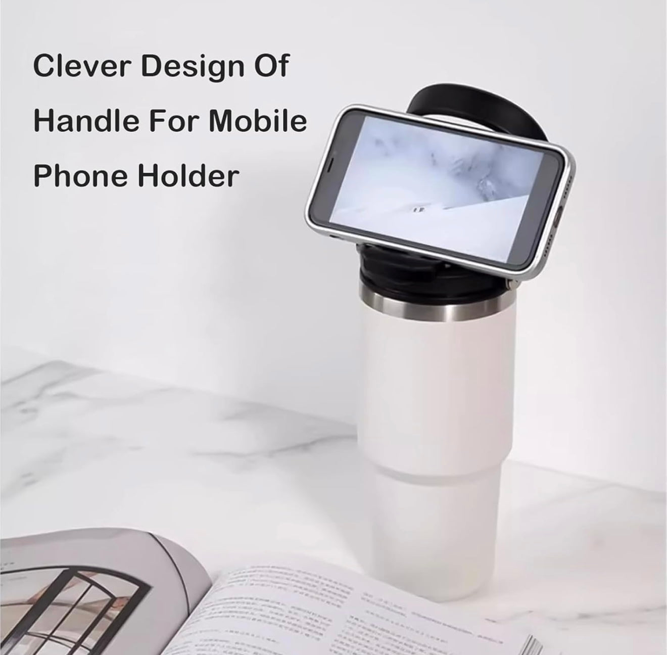 Tote Tumbler - Sipper Water Bottle With Handle