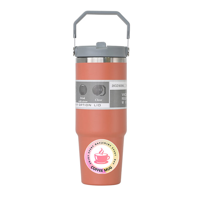 Tote Tumbler - Sipper Water Bottle With Handle