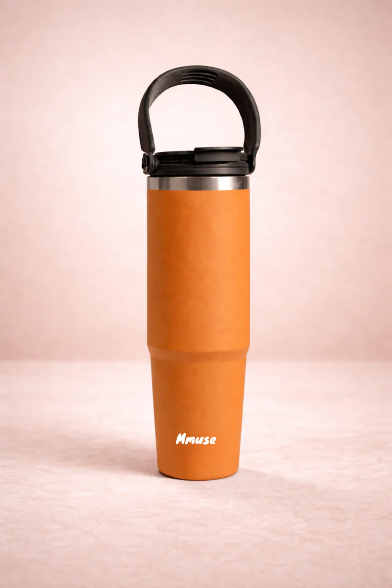 Tote Tumbler - Sipper Water Bottle With Handle